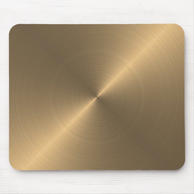 Mousepads med guld- metallisk struktur musmatta (Framsidan)