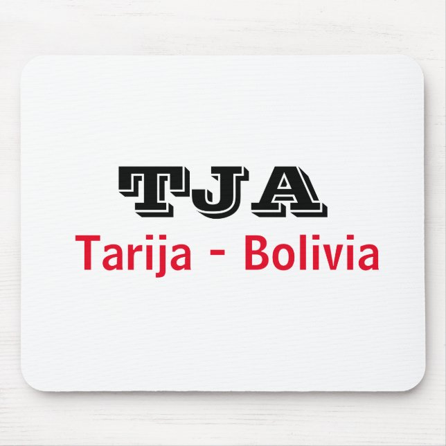 Mousepads Tarija Bolivia Musmatta (Framsidan)