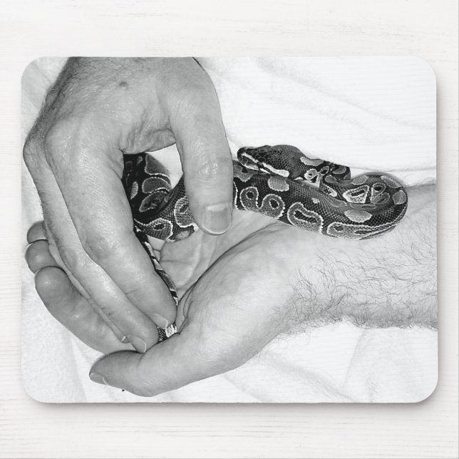 Mouser pad! Baby Nova morph BP i händer Musmatta (Framsidan)