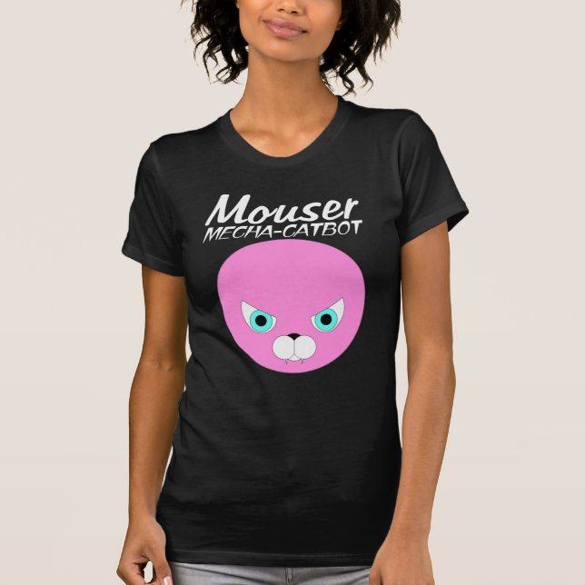 Mouserkvinna skjorta t shirt (Framsida)