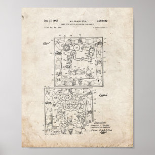 Mousetrapen stiger ombord lekpatent - gammal Look Poster