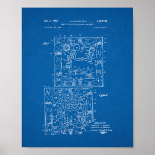 Mousetrapen stiger ombord lekpatent - ritning poster