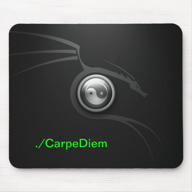Mouspad för Carpe Diem draketema Musmatta (Framsidan)