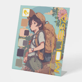 MOUSSA PEDESTAL SIGN