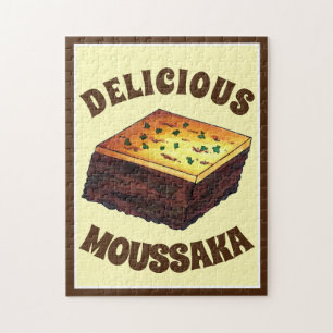 Moussaka Greece Mediterranean Food Eggplant Potato Pussel