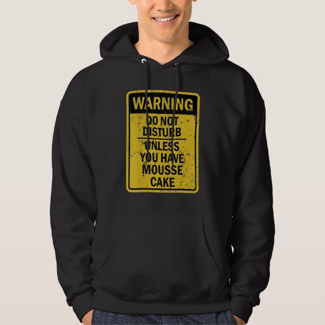 Mousse Cake Food Dessert Hoodie (Framsida)