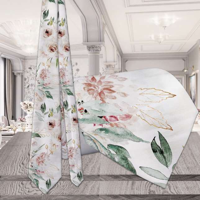 Mousserande Barely  & White Greenery Bröllop Slips (Skapare uppladdad)