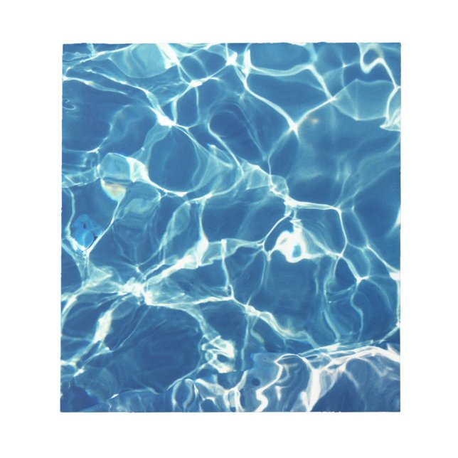 Mousserande Blue Vatten Anteckningsblock (Framsida)