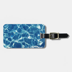 Mousserande Blue Vatten Bagagebricka