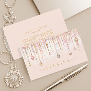 Mousserande Boho Gems på Ro Guld ID1035 Visitkort