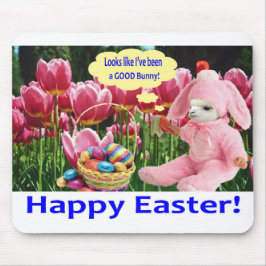 mousserande. Glad påsk. alpaca/bunny Musmatta