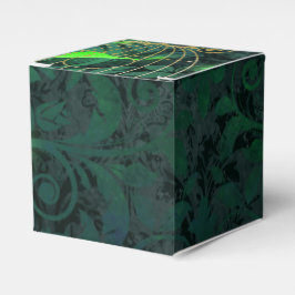 Mousserande Guld och Grönt Birdcage Fantasy Presentaskar