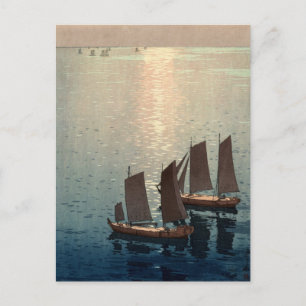 Mousserande hav av Hiroshi Yoshida Vykort
