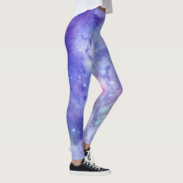 Mousserande Lila och Lavender Leggings (Höger)