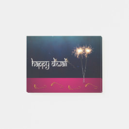 Mousserande Lycklig Diwali - Post it® Notes Post-it Block