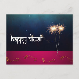 Mousserande Lycklig Diwali - vykort