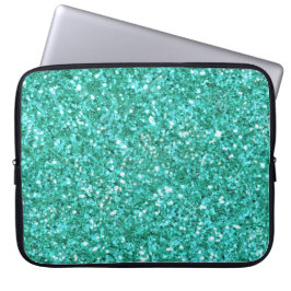 Mousserande pärlande glitter mönster laptop sleeve