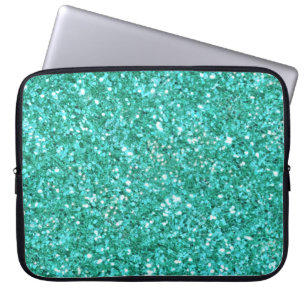 Mousserande pärlande glitter mönster laptop sleeve