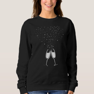 Mousserande Prosecco mousserande vin och motif til T Shirt