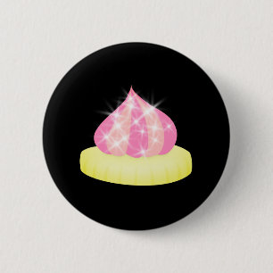 Mousserande Rosa Iced Gem Knapp