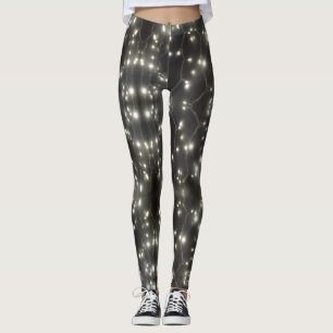 Mousserande Silver Ljus Legging