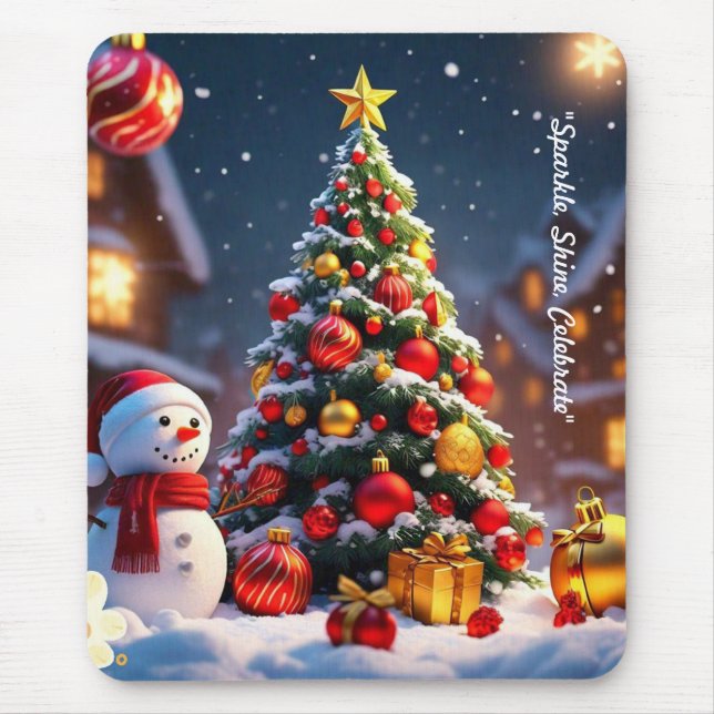"Mousserande Snowy Nights" Musmatta (Framsidan)