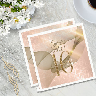 Mousserande swirls Ro Guld ID652 Pappersservett