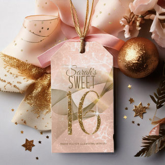 Mousserande swirls Ro Guld ID652 Presentetikett