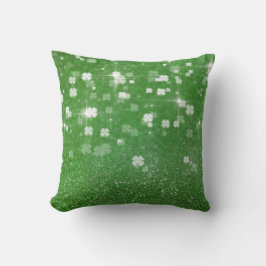 Mousserande Twinkle Glitter Klöver - Pillow Kudde