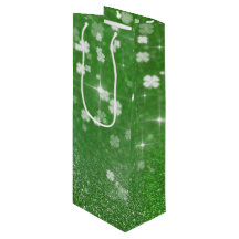 Mousserande Twinkle Glitter Klöver - Vin Gift Bag