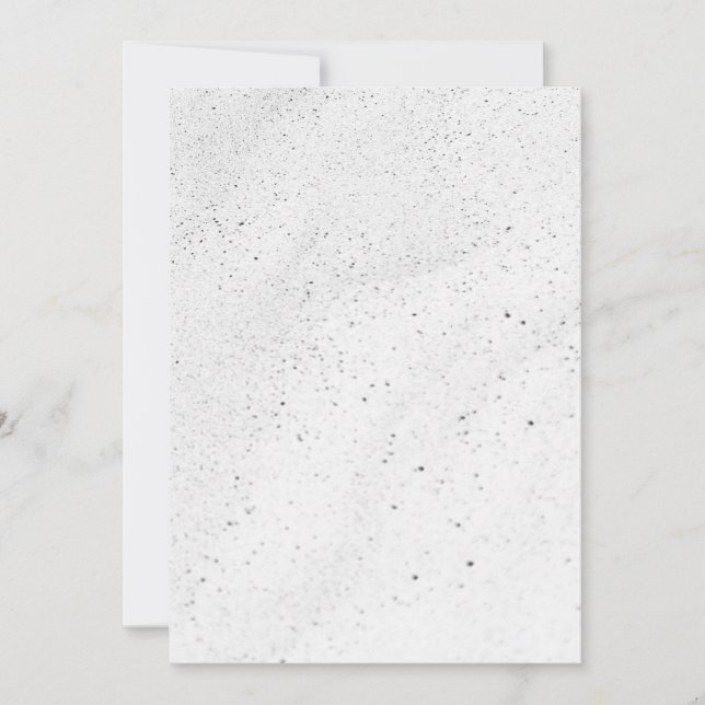 Mousserande White Sand Inbjudningar (Framsida)