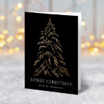 Mousserande Winter Gräs God jul non-Photo Helgkort<br><div class="desc">Modern och elegant Julhälsningar kort med en snöfaux-folie från guld i gräs med svart bakgrund (eller färg efter eget val). "God jul" visas på framsidan i ett vitt, modernt serif-teckensnitt med ditt namn eller anpassningsbar nedan. Insidan av kortet för helgdag som inte är fotokort innehåller ditt anpassningsbar-meddelande i grönt. Det...</div>