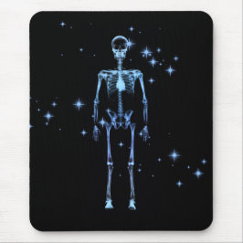 Mousserande X-Ray Skeleton - Blue Musmatta