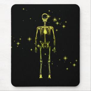 Mousserande X-Ray Skeleton - Gult Musmatta