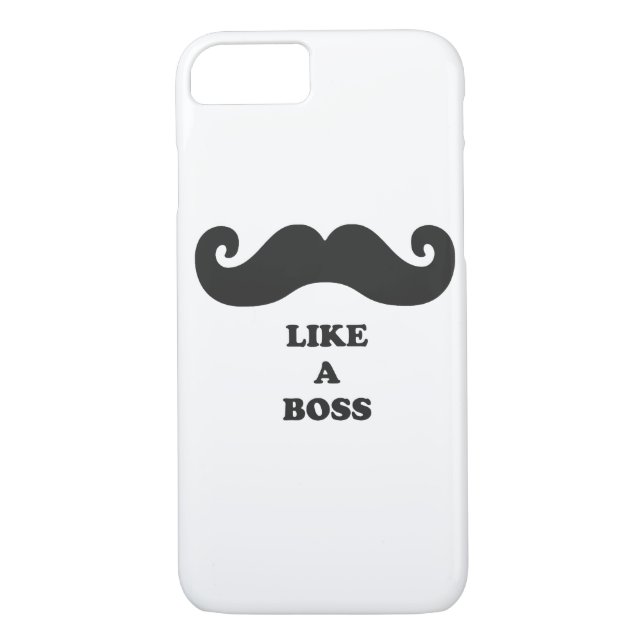 Moustache din fodralnågot liknande för iPhone 7 en Case-Mate iPhone Skal (Baksida)