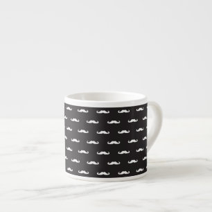 Moustache hipster mönster espressomugg