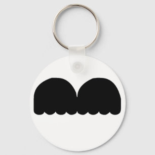 Moustache Nyckelring