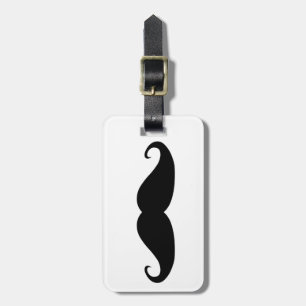 Moustachebagagemärkre Bagagebricka