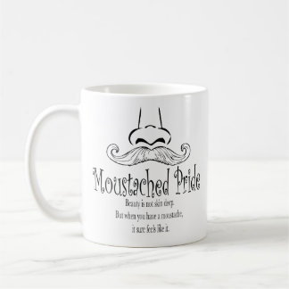 Moustached pride kaffemugg