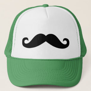 Moustachehatt Truckerkeps