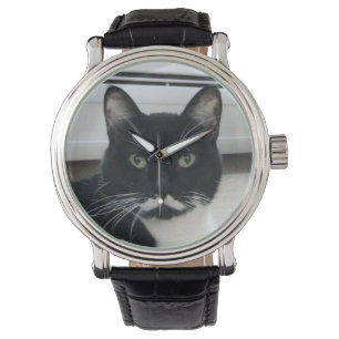 Moustachekattklocka Armbandsur