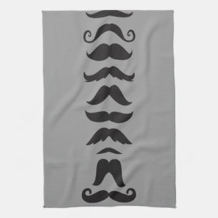 MoustacheLine Up Kökshandduk
