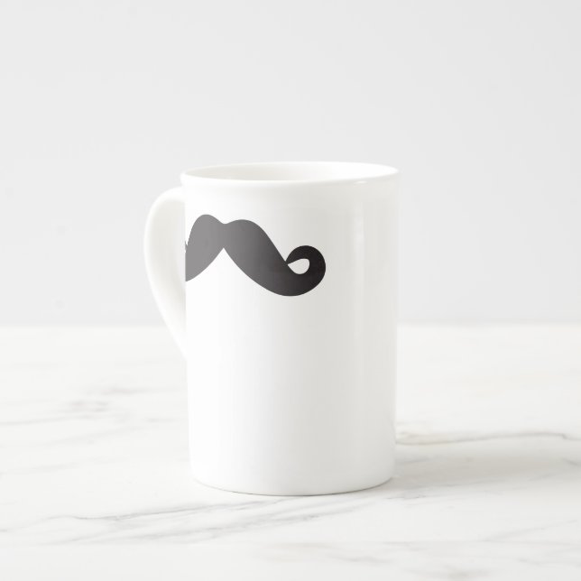 Moustachemugg Benporslin Mugg (Framsida vänster)