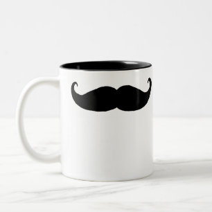 Moustachemugg Två-Tonad Mugg
