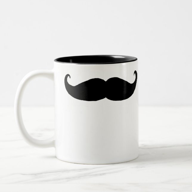 Moustachemugg Två-Tonad Mugg (Vänster)