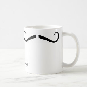 moustachemugstyp 12 (två i en) kaffemugg