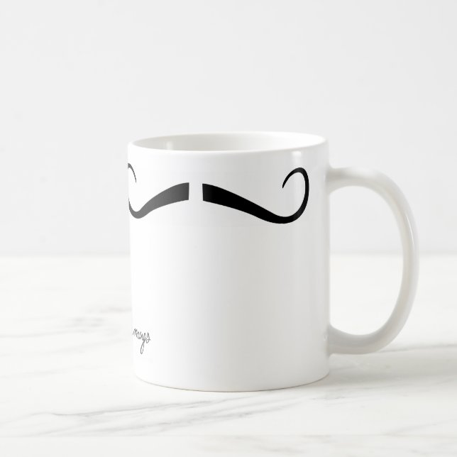 moustachemugstyp 12 (två i en) kaffemugg (Höger)