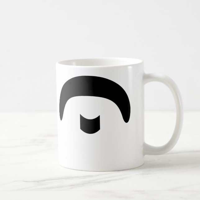 moustachemugstyp 6 kaffemugg (Höger)