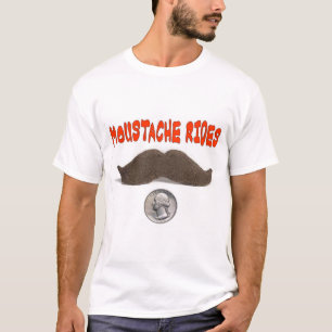 MOUSTACHEN RIDER 25 CENTS TEE
