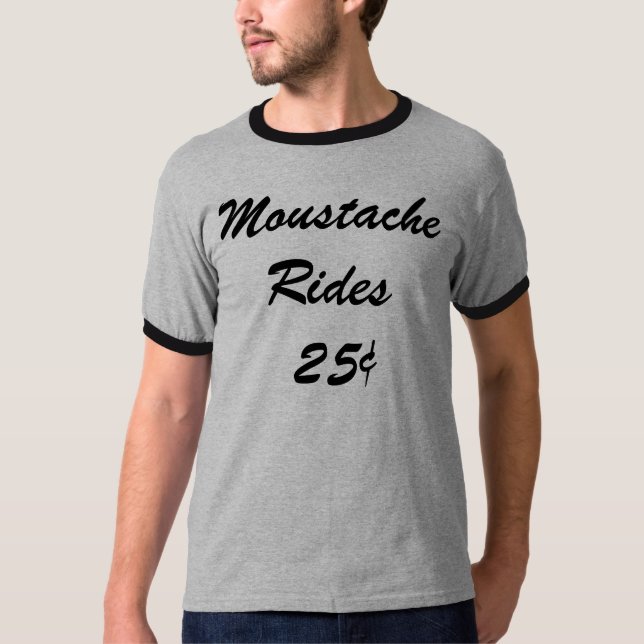 Moustacheritter T-shirt (Framsida)
